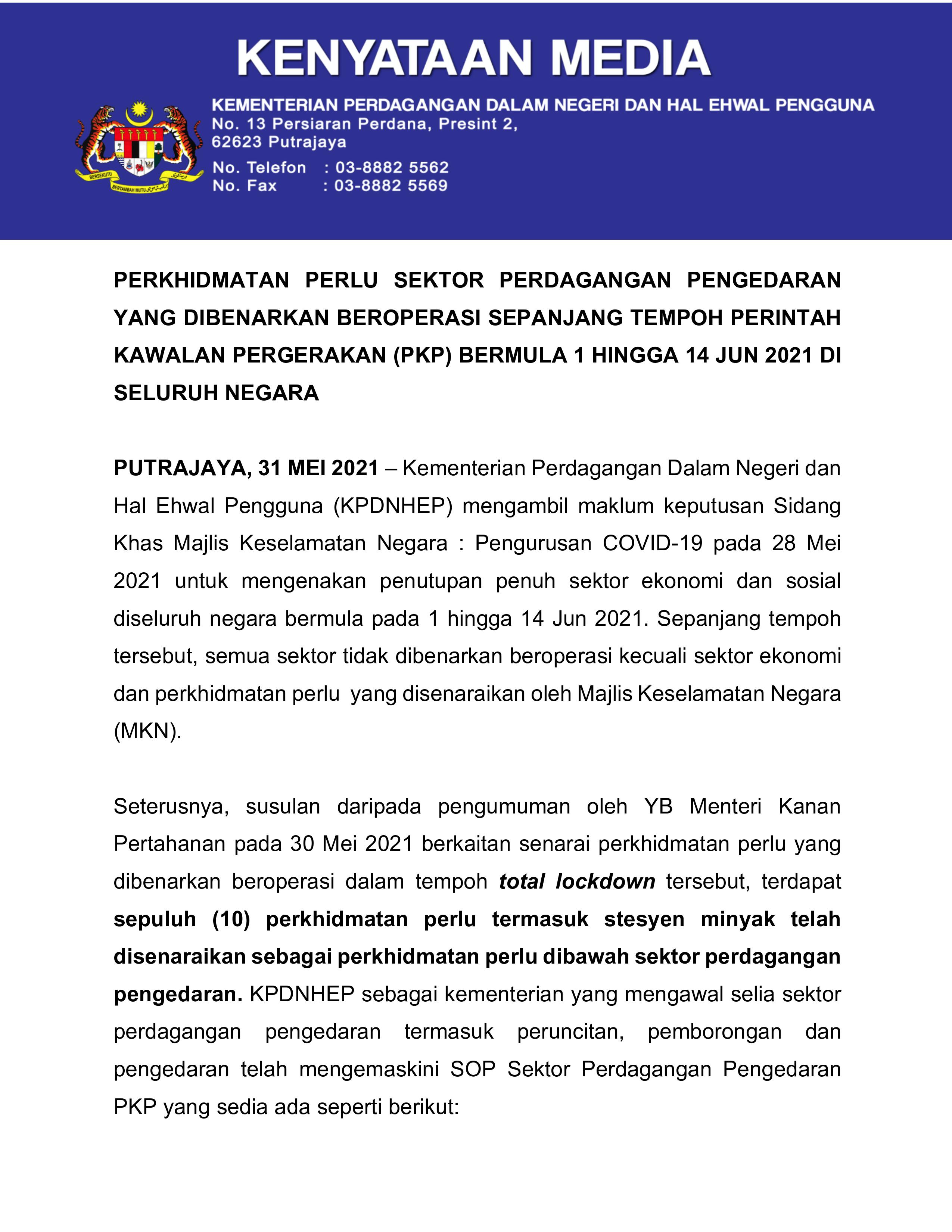 Sop pkp 1 jun 2021